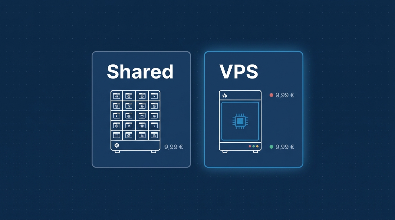 Shared Hosting oder VPS? Der Unterschied erklärt